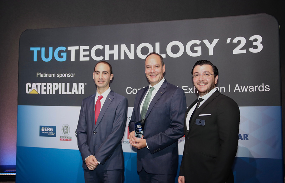 A SAAM Towage recebe destaque como a melhor operadora do ano na Tug Technology ‘23