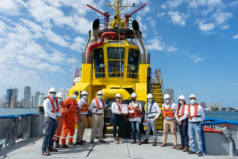 A SAAM Towage Colômbia atinge neutralidade de carbono em sua principal operação